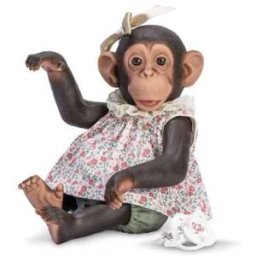 LOLA LA CHIMPANCÉ CONJUNTO FLORES SALMÓN /MUSA VERDE