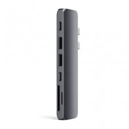 Satechi ST-CMBPM Hub Adaptador USB-C Multipuertos Gris Espacial