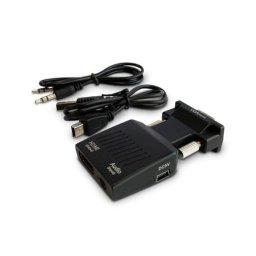 Adaptador VGA a HDMI Savio CL-145 1080p Negro Macho/Hembra USB 5V