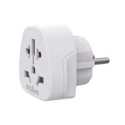 Adaptador universal de viaje Scape Travel 830 compacto para enchufes Europa Schuko multiusos