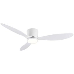 Ventilador de Techo con Luz Autrucker 20W 107cm 6 Velocidades Motor DC Mando Reversible LED