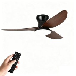 Ventilador de Techo con Luz Autrucker 40" Motor DC 6 Velocidades Ultra Silencioso con Mando y Función Invierno
