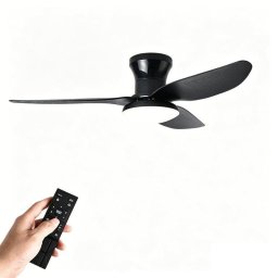 Ventilador de Techo con Luz Autrucker 40" Motor DC 3 Aspas 6 Velocidades Mando Silencioso LED Regulable