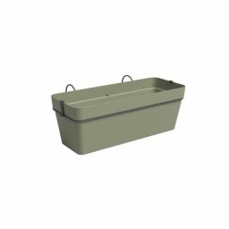 Jardinera Artevasi Capri Re Kit Rectangular 50 cm Verde Ceniza