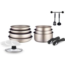 Set Batería Cocina Arthur Martin AM133CH 15 Piezas Aluminio Antiadherente