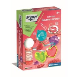 Kit de ciencia Clementoni para hacer bálsamos labiales DIY con aroma a fresa