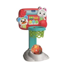 Aro de baloncesto interactivo Clementoni My First ajustable con sonidos y pelota lavable