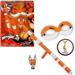 Set de transformación Bandai Miraculous Rena Rouge con Máscara, Medallón y Flauta
