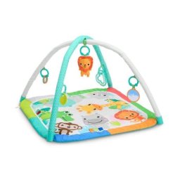 Alfombra de juego plegable Bright Starts Jungle Jubilee 5 juguetes 0-3 años
