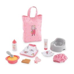 Set de Accesorios Rosa para Muñeca Corolle 11 Piezas 30 cm