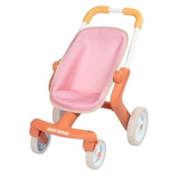 Carrito de muñecas Smoby Baby Nurse Pop 4 ruedas mango ergonómico