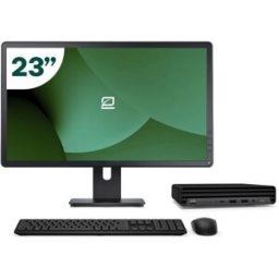 Pack HP 800 G6 Mini i5 10500T 16GB SSD 512GB + LCD 23" + Tecl y Ratón Inalámbrico + WiFi