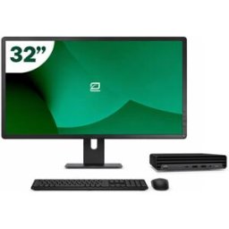 Pack HP 800 G6 Mini i5 10500T 16GB SSD 512GB + LCD 32" + Tecl y Ratón Inalámbrico + WiFi