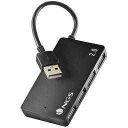 NGS IHUB4 TINY Hub 4x USB 2.0 Negro