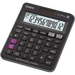 Casio MJ-120D Plus Calculadora de Escritorio Básica Negra