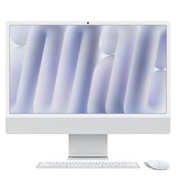 Apple iMac 24 Apple M4 10 Núcleos/16GB/256GB SSD/GPU 10 Núcleos/24" Retina Nano Texture 4.5K Plata
