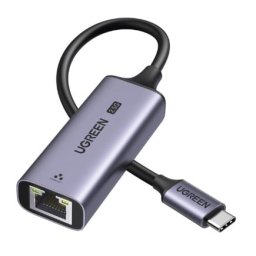Adaptador Ugreen USB-C a RJ45 2.5G Ethernet, Gris, Masculino, USB Tipo C