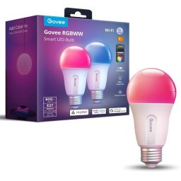 Bombilla LED inteligente Govee RGBWW E27 800lm Pack 2 unidades