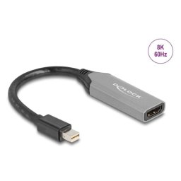 Adaptador de cable DeLock 64331 Mini DisplayPort a HDMI 8K 0,15 m