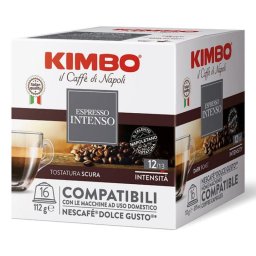 Cápsula café Kimbo Espresso Intenso Nescafé Dolce Gusto 16 ud.