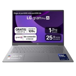 Portátil LG gram pro 16Z90TS 16" Intel Core Ultra 9 288V 32GB 1TB SSD Intel Arc Windows 11