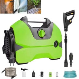 Hidrolimpiadora Eléctrica 140 bar 300 l/min 1500 W 3 Modos de Pulverización