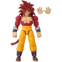 Figura Articulada Bandai Super Saiyan 4 Goku 17 cm Manos Intercambiables