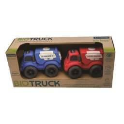 Pack 2 Vehículos Mini Lexibook Coche Policía y Camión Bomberos