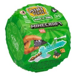 Set de 12 Figuras Coleccionables MGA Miniverse Make It Mini Minecraft Pixeladas