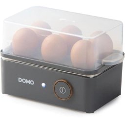 Cocedor de huevos Domo DO9283EK 400W 6 Huevos Negro