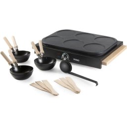 Set Wok Party Domo DO8719W 2 en 1 Eléctrico 1000W para 6