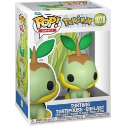 Figura de vinilo Funko Pop! Turtwig Pokémon con caja de exhibición