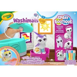 Kit de dibujo para niños Crayola Washimals Multicolor con 4 figuras y 8 marcadores