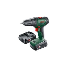 Taladro Bosch UniversalDrill 18V 2x1,5Ah batería, portabrocas sin llave, luz LED