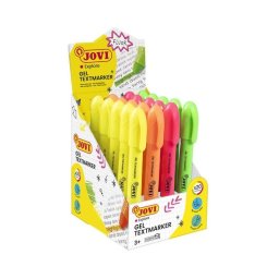 Marcador gel JOVI 1829 Fluorescente 20 unidades