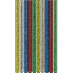 GOOBAY 77855 - Barras de pegamento glitter Ø 11 mm, 5 colores/2 piezas por colo