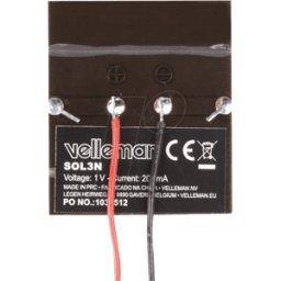VELLEMAN SOLAR SOL3N - Placas para desarrolladores - Panel solar, 1 V / 0,2 A.