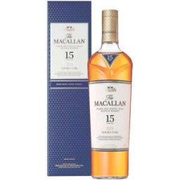 The Macallan 15 Años Double Cask - Whisky Escocés Premium de 70cl con notas excepcionales