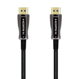 Cable HDMI AISENS A153-0517 20m 2.1 AOC 8K@60Hz 4K@120Hz Fibra Óptica Oro 24K