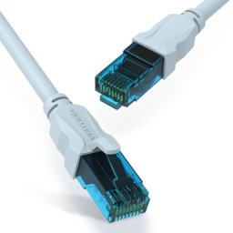 Cable de red Vention VAP-A10-S200 Cat.5e 2m UTP RJ45 Azul y Negro 26AWG CCA
