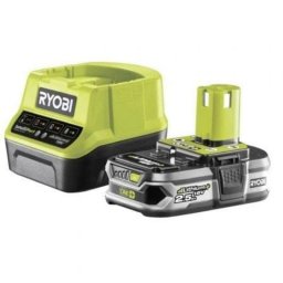 Cargador Ryobi RC18120-125 con batería 18V 2.0Ah Intellicell y carga rápida