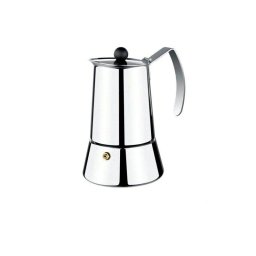 Cafetera Italiana Monix M630004 4 tazas acero inoxidable apta para inducción exterior brillante