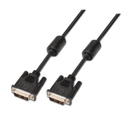 Cable DVI Aisens A117-0086 DVI-D Macho a Macho 18+1 Ferrita 1,8 m Negro