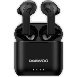 Auriculares Daewoo inalámbricos Bluetooth 5.4 con estuche de carga y autonomía 30h negros