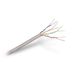 Cable de red RJ45 AISENS A133-0208 Cat.5e UTP Rígido AWG24 100m Gris