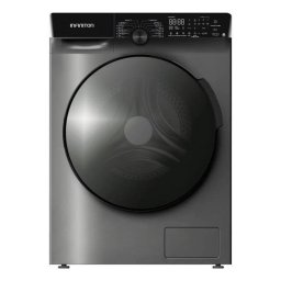 Lavadora carga frontal Infiniton WM-G124ADX 12 kg 1400 rpm clase A vapor negra