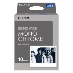 Película instantánea Fujifilm Instax Wide Monochrome pack 10 fotos ISO 800