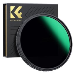 Filtro de lente K&F CONCEPT Nano-X ND8-ND128 37 mm hidrofóbico antirreflejo