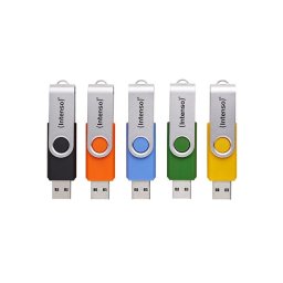 Memoria USB Intenso Basic Line 8 GB Multicolor USB-A 2.0 Swivel