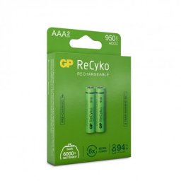 Pilas Recargables GP Batteries AAA 1.2V 950mAh NiMH Pack 2 Unidades